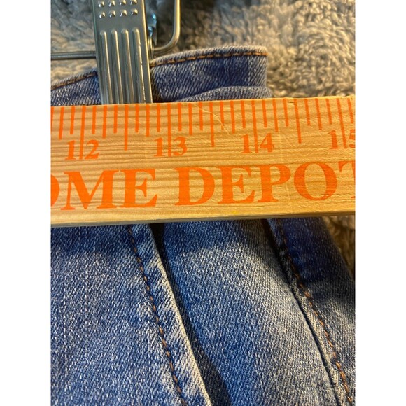 Ella Moss Cropped Jeans Womens 4 Blue Flat Front Wide Leg Slash Pockets Classic - Picture 4 of 10